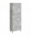 vidaXL 2 pcs Concrete Grey