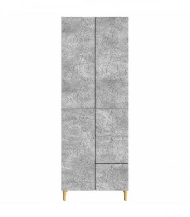 vidaXL 2 pcs Concrete Grey