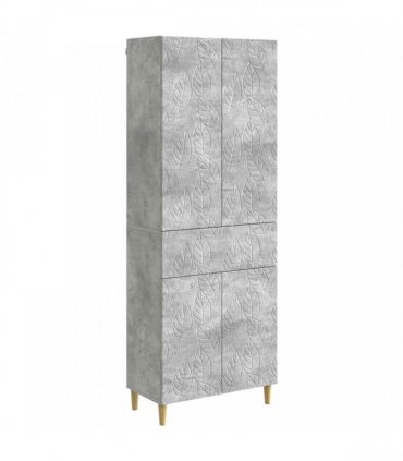 vidaXL Cabinet Set 2 pcs Concrete Grey Engineered Wood — V0672185295
