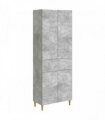 vidaXL Cabinet Set 2 pcs Concrete Grey Engineered Wood — V0672185295