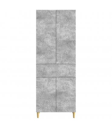 vidaXL Cabinet Set 2 pcs Concrete Grey Engineered Wood — V0672185295