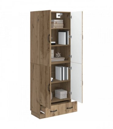 vidaXL Cabinet Set 2 pcs Artisan Oak Engineered Wood