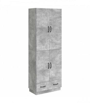 vidaXL Cabinet Set 2 pcs Engineered Wood — Colour: Concrete grey — V0672185310