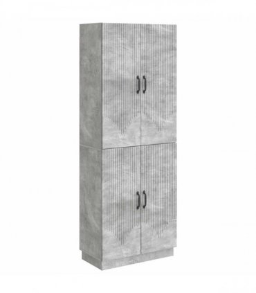 vidaXL Cabinet Set 2 pcs Concrete Grey Engineered Wood — V0672185312