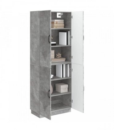 vidaXL Cabinet Set 2 pcs Concrete Grey Engineered Wood — V0672185312