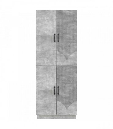 vidaXL Cabinet Set 2 pcs Concrete Grey Engineered Wood — V0672185312