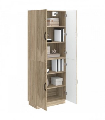 vidaXL Cabinet Set 2 pcs Sonoma Oak Engineered Wood — V0672185318