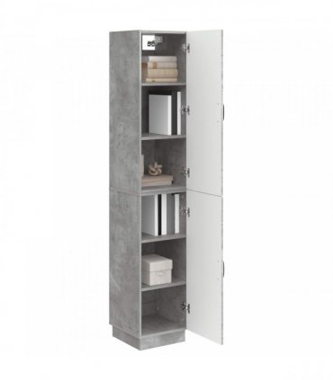 vidaXL Cabinet Set 2 pcs Concrete Grey Engineered Wood — V0672185324