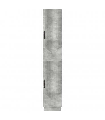 vidaXL Cabinet Set 2 pcs Concrete Grey Engineered Wood — V0672185324