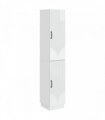 vidaXL Cabinet Set 2 pcs High Gloss White Engineered Wood