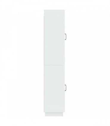 vidaXL Cabinet Set 2 pcs High Gloss White Engineered Wood