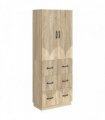 vidaXL Cabinet Set 2 pcs Sonoma Oak 66 x 34.5 x 87 cm Engineered Wood