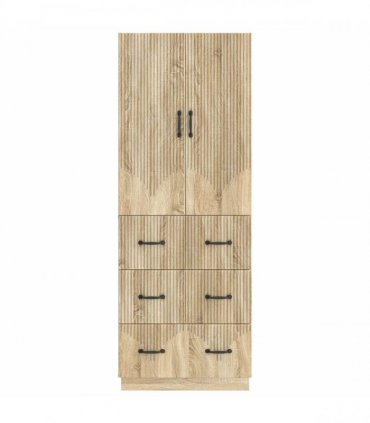 vidaXL Cabinet Set 2 pcs Sonoma Oak 66 x 34.5 x 87 cm Engineered Wood