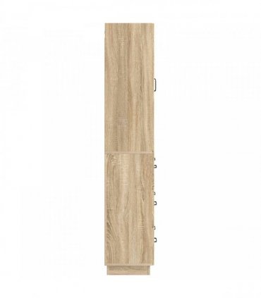 vidaXL Cabinet Set 2 pcs Sonoma Oak 66 x 34.5 x 87 cm Engineered Wood