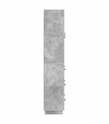 vidaXL Cabinet Set 2 pcs Concrete Grey 66 x 34.5 x 87 cm