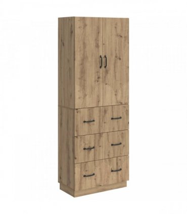 vidaXL Cabinet Set 2 pcs Artisan Oak 66 x 34.5 x 87 cm Engineered Wood
