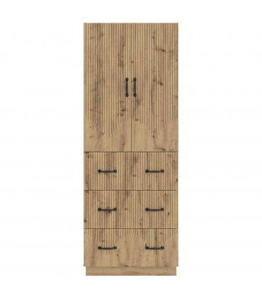 vidaXL Cabinet Set 2 pcs Artisan Oak 66 x 34.5 x 87 cm Engineered Wood