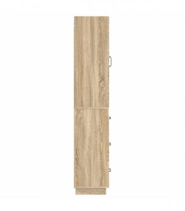 vidaXL Cabinet Set 2 pcs Sonoma Oak 33 x 34.5 x 87 cm Engineered Wood