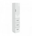 vidaXL Cabinet Set 2 pcs High Gloss White 33 x 34.5 x 87 cm
