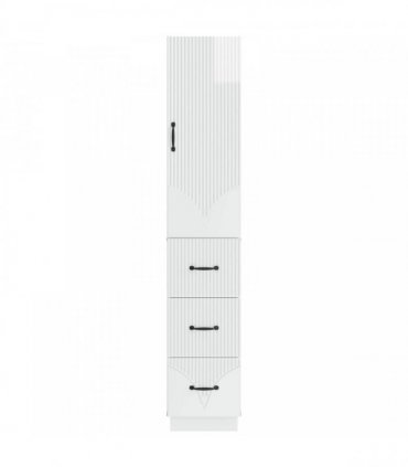 vidaXL Cabinet Set 2 pcs High Gloss White 33 x 34.5 x 87 cm