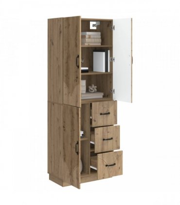 vidaXL Cabinet Set 2 pcs Artisan Oak Engineered Wood — V0672185345