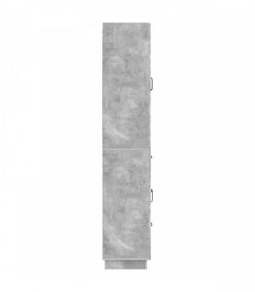 vidaXL Cabinet Set 2 pcs Concrete Grey Engineered Wood — V0672185348