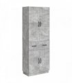 vidaXL Cabinet Set 2 pcs Concrete Grey Engineered Wood — V0672185355