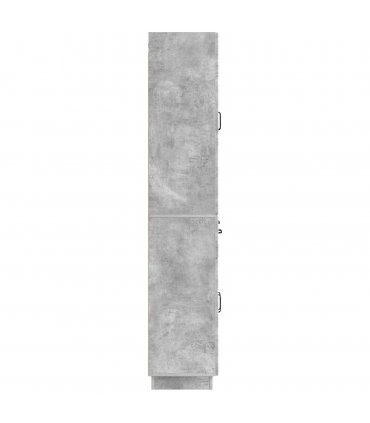 vidaXL Cabinet Set 2 pcs Concrete Grey Engineered Wood — V0672185355
