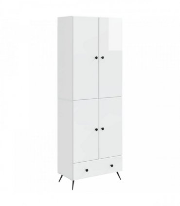 vidaXL Cabinet Set 2 pcs High Gloss White Engineered Wood — V0672185360