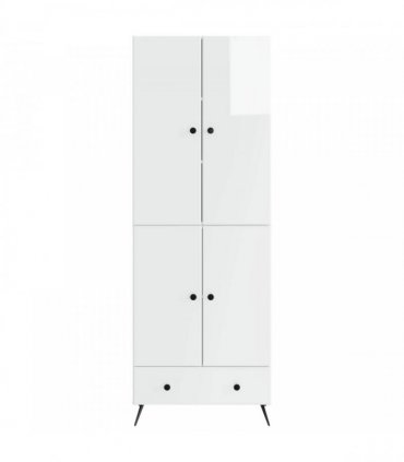 vidaXL Cabinet Set 2 pcs High Gloss White Engineered Wood — V0672185360