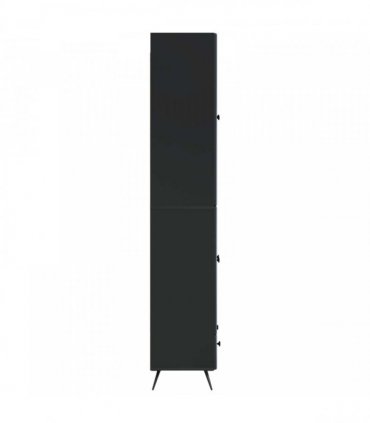 vidaXL Cabinet Set 2 pcs Black Engineered Wood — V0672185363