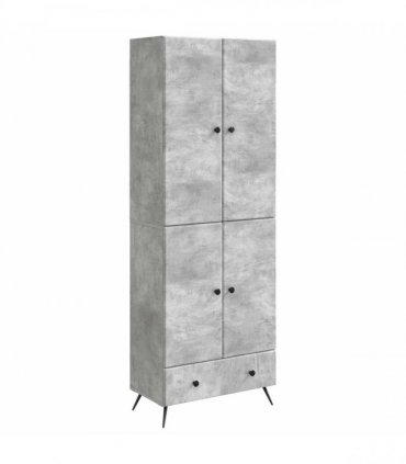 vidaXL Cabinet Set 2 pcs Engineered Wood — Colour: Concrete grey — V0672185364