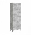 vidaXL Cabinet Set 2 pcs Engineered Wood — Colour: Concrete grey — V0672185364
