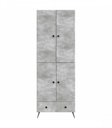 vidaXL Cabinet Set 2 pcs Engineered Wood — Colour: Concrete grey — V0672185364