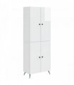 vidaXL Cabinet Set 2 pcs High Gloss White Engineered Wood — V0672185368