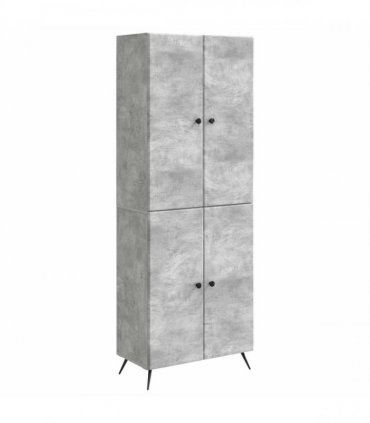 vidaXL Cabinet Set 2 pcs Concrete Grey Engineered Wood — V0672185374