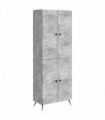 vidaXL Cabinet Set 2 pcs Concrete Grey Engineered Wood — V0672185374