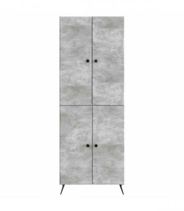vidaXL Cabinet Set 2 pcs Concrete Grey Engineered Wood — V0672185374