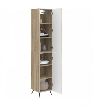 vidaXL Cabinet Set 2 pcs Sonoma Oak Engineered Wood — V0672185375