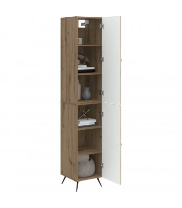 vidaXL Cabinet Set 2 pcs Engineered Wood — Colour: Artisan oak