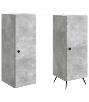 vidaXL Cabinet Set 2 pcs Concrete Grey Engineered Wood — V0672185381