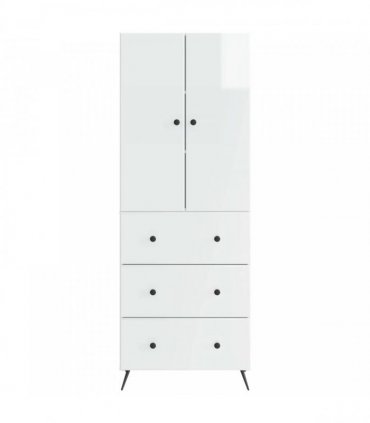 vidaXL Cabinet Set 2 pcs High Gloss White 66 x 34.5 x 90 cm — V0672185386