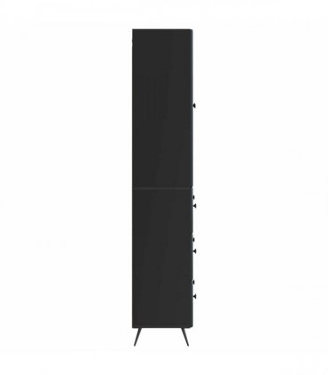 vidaXL Cabinet Set 2 pcs Black 66 x 34.5 x 90 cm Engineered Wood — V0672185390