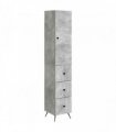 vidaXL Cabinet Set 2 pcs Concrete Grey 34.5 x 34.5 x 90 cm