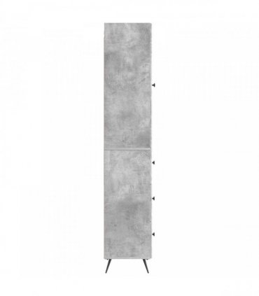 vidaXL Cabinet Set 2 pcs Concrete Grey 34.5 x 34.5 x 90 cm