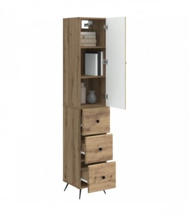 vidaXL Cabinet Set 2 pcs Artisan Oak 34.5 x 34.5 x 90 cm