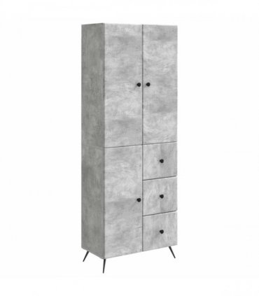 vidaXL Cabinet Set 2 pcs Concrete Grey Engineered Wood — V0672185402