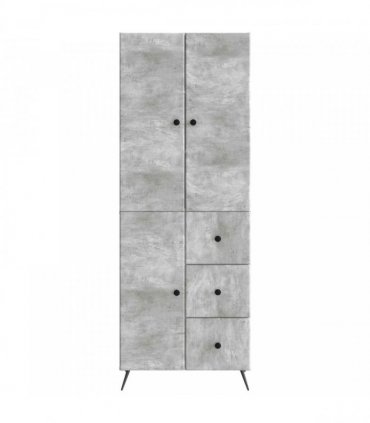 vidaXL Cabinet Set 2 pcs Concrete Grey Engineered Wood — V0672185402