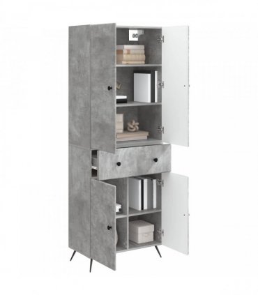 vidaXL 2 pcs Concrete Grey — V0672185410