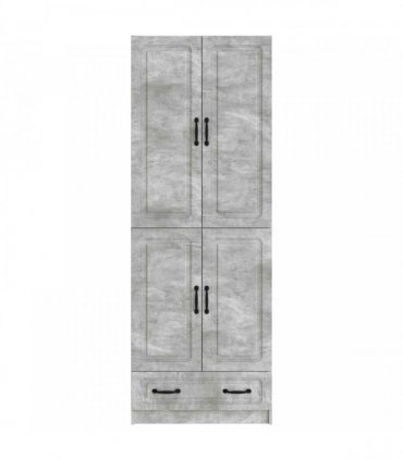vidaXL Cabinet Set 2 pcs Concrete Grey Engineered Wood — V0672185415